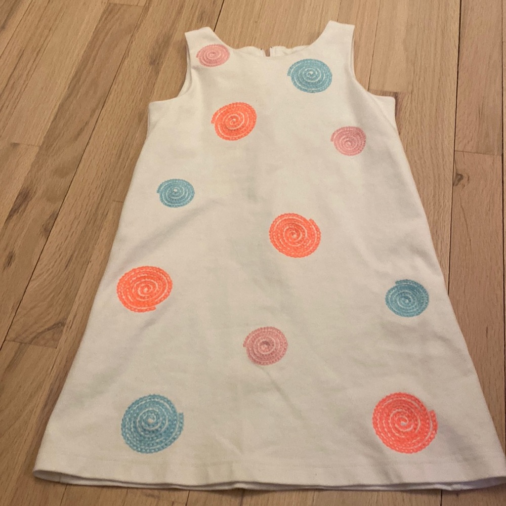 Heartstrings summer and sprig girls White, Blue pink and purple dress.